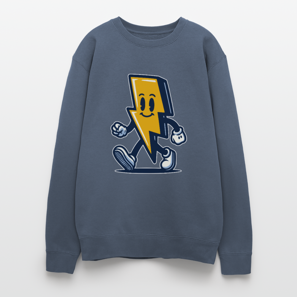 Strike Crewneck - stone blue