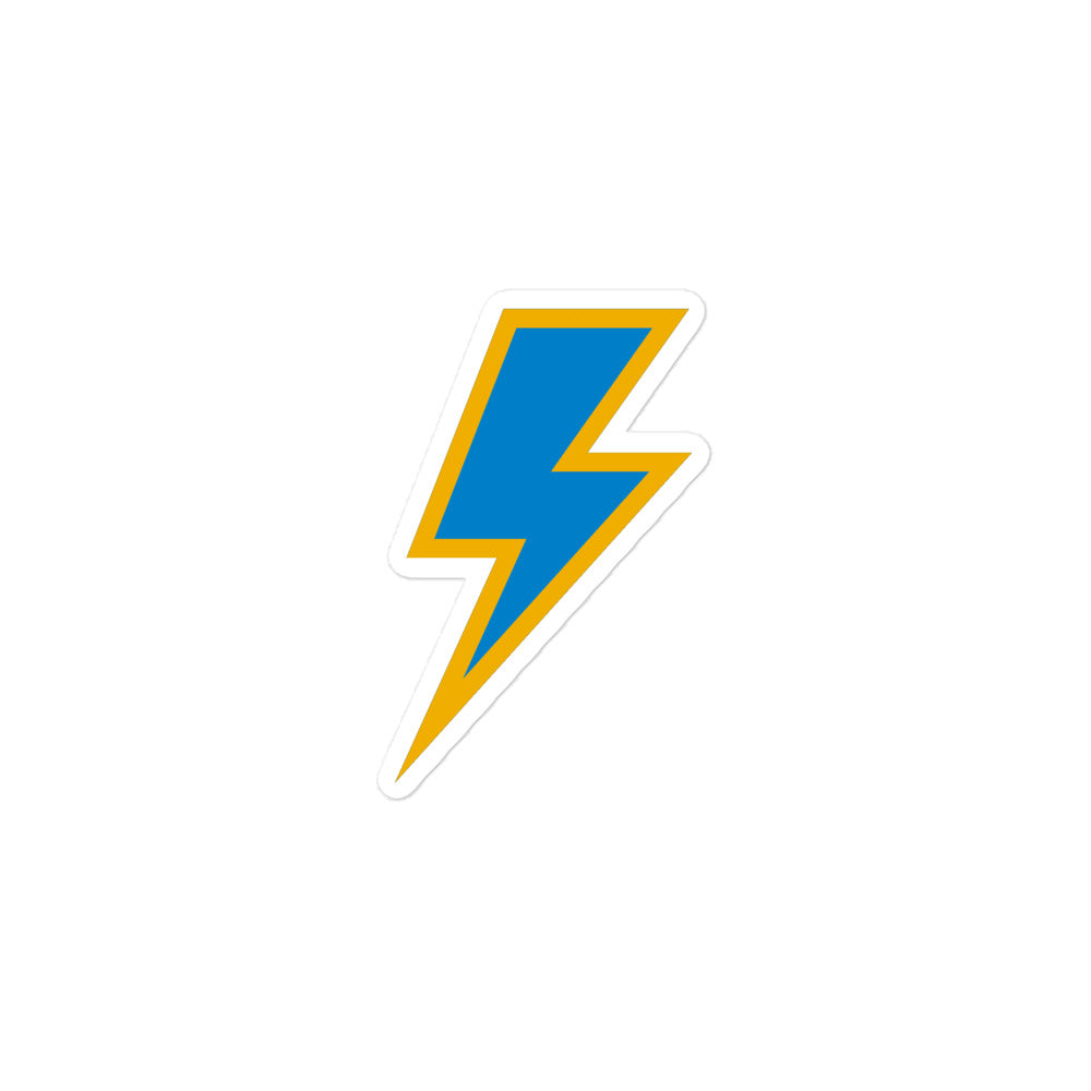 Bolt Up Sticker - Powder/Yellow
