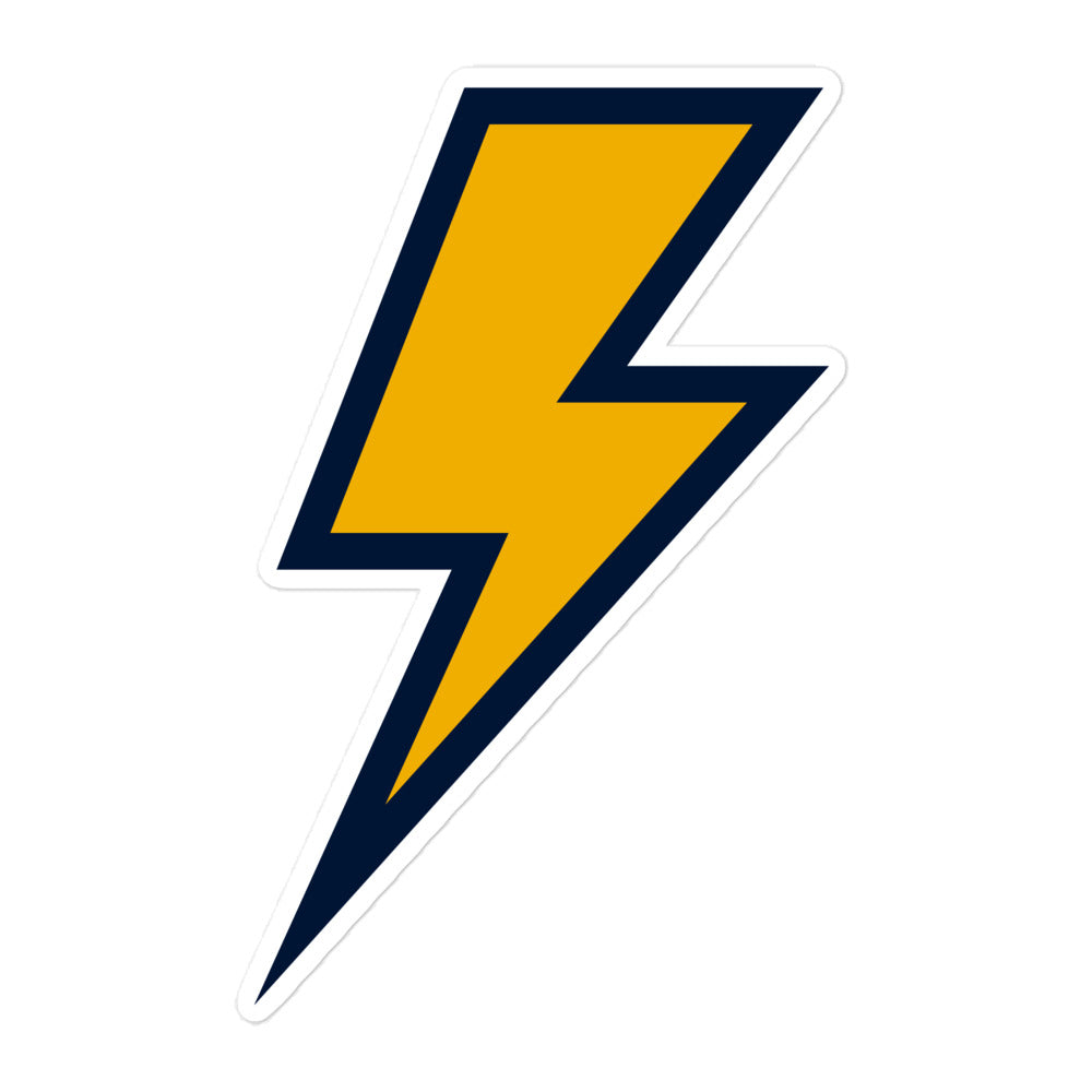 Bolt Up Sticker - Yellow/DarkBlue