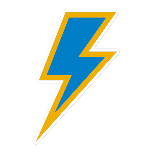 Bolt Up Sticker - Powder/Yellow
